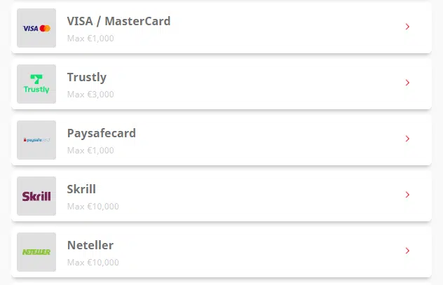 Quali metodi di deposito e prelievo sono disponibili su Royal Panda?