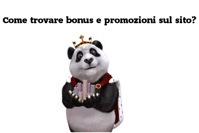 Come trovare bonus e promozioni sul sito?