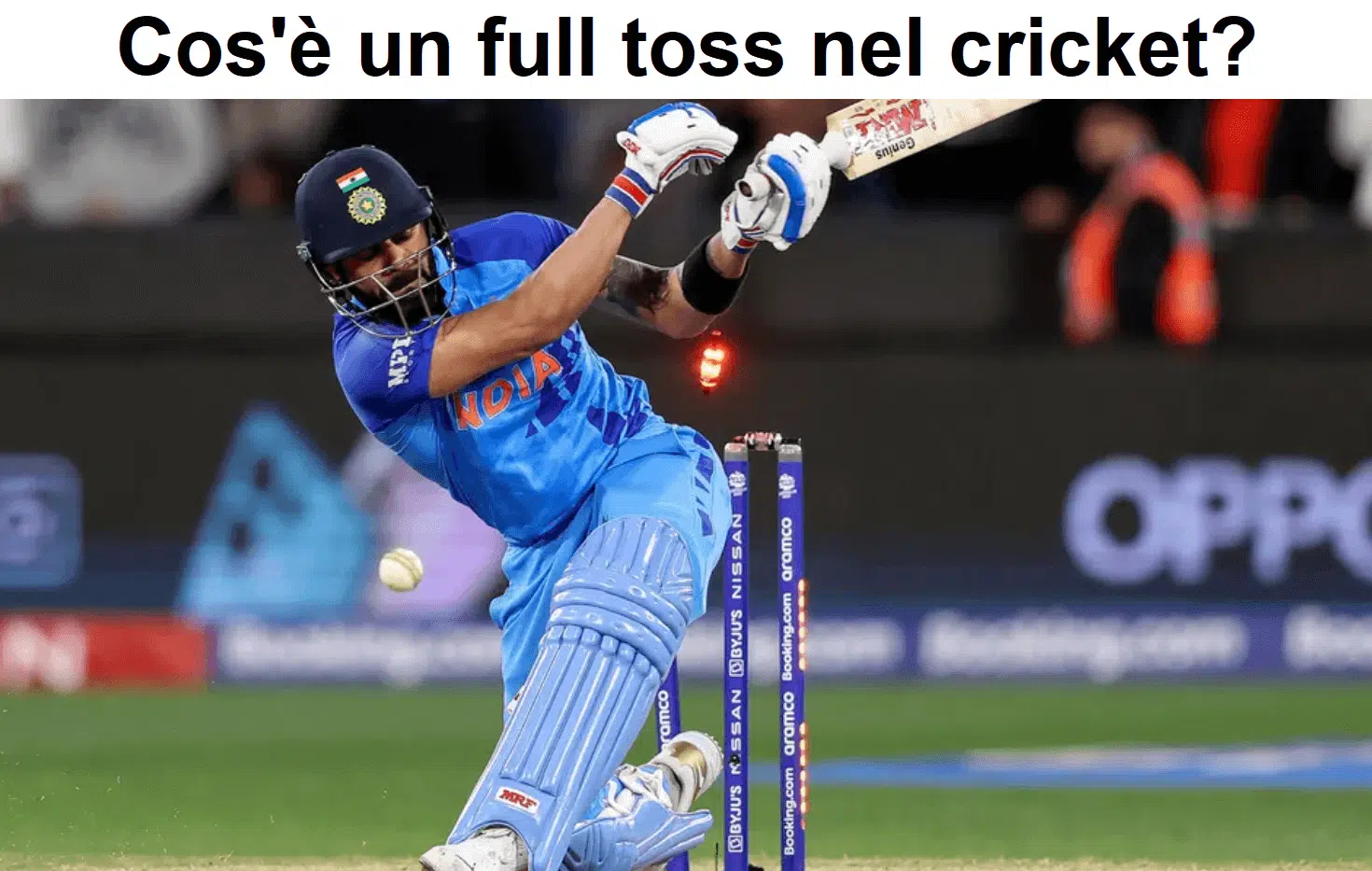 Cos’è un full toss nel cricket?