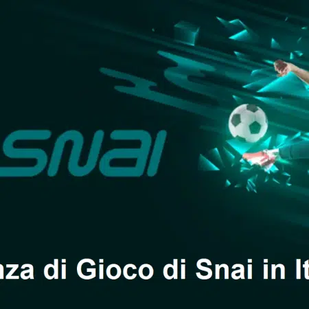 La Licenza di Gioco di Snai in Italia